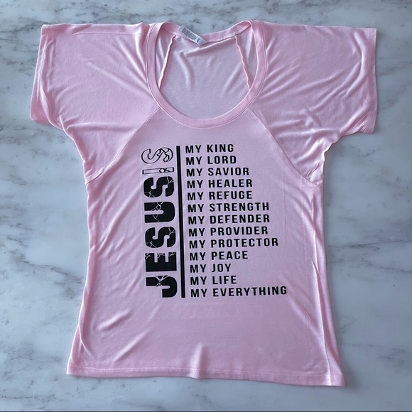 Jesus is my King Christian T-Shirt - Picture 2 of 5